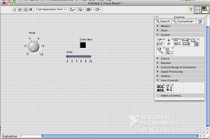 labview for mac help bring up